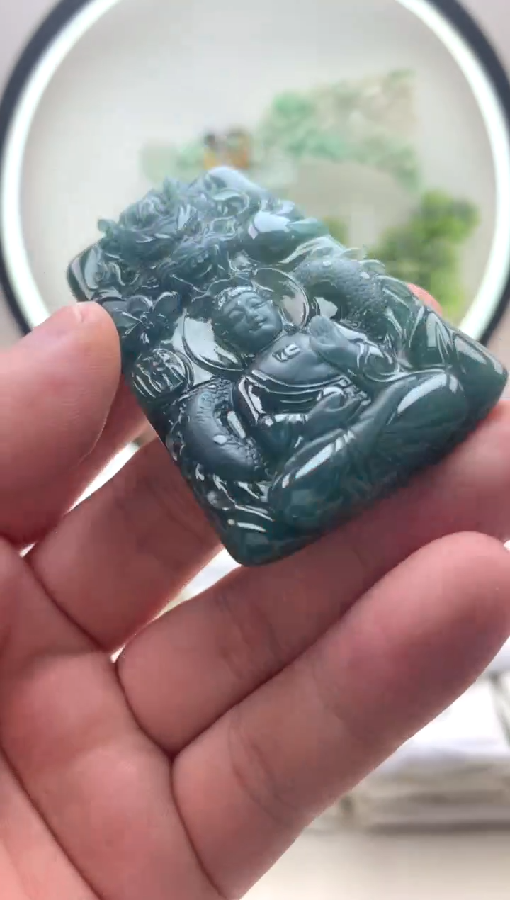 颈饰未镶嵌翡翠阿弥陀佛