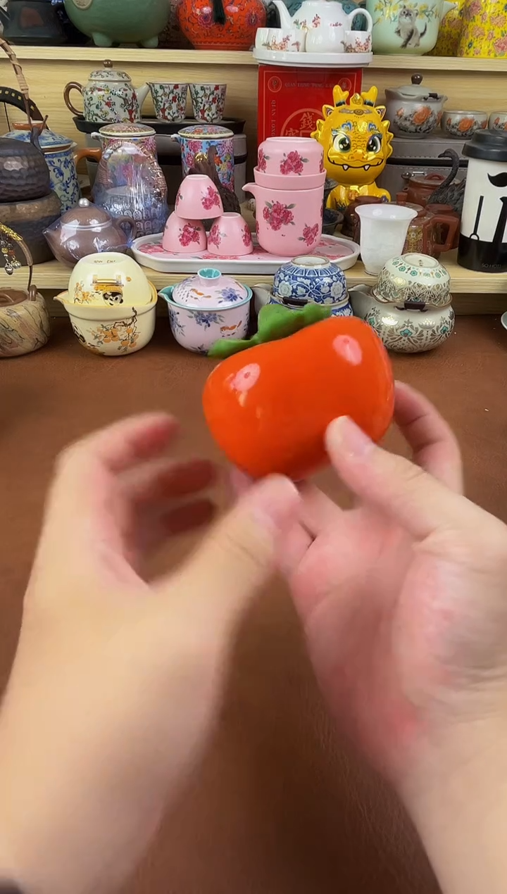 陶瓷茶具摆件旅行套组