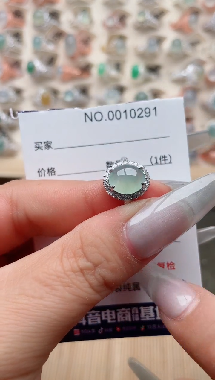 【闪购商品】翡翠戒指银S925镶嵌、