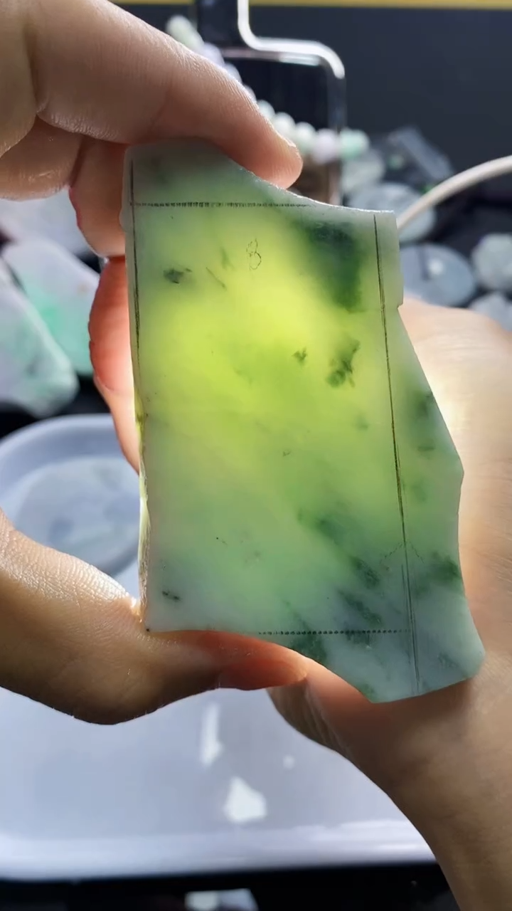 裸石翡翠缅甸A货【海】A20