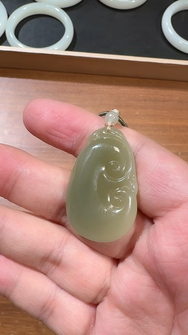 【闪购商品】和田玉吊坠未镶嵌1371如意 