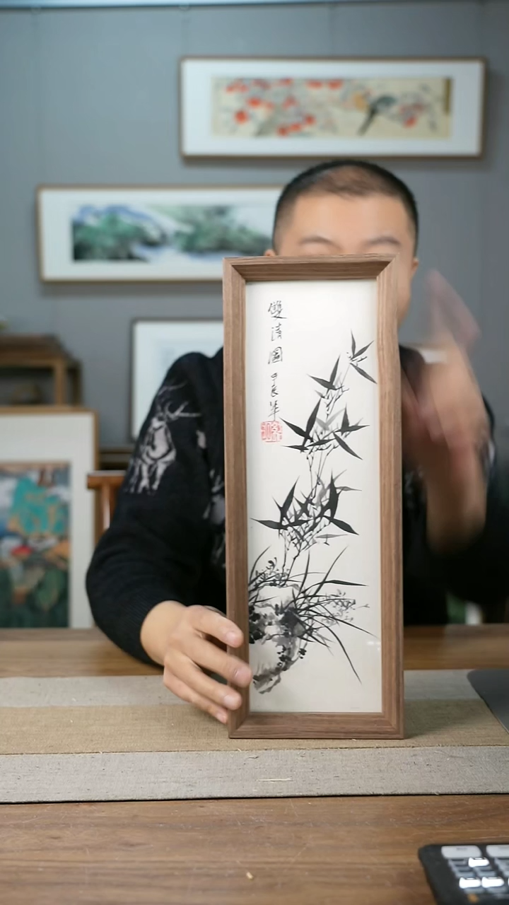 【闪购商品】书法协会会员老师带框作品-手书/绘同款作品