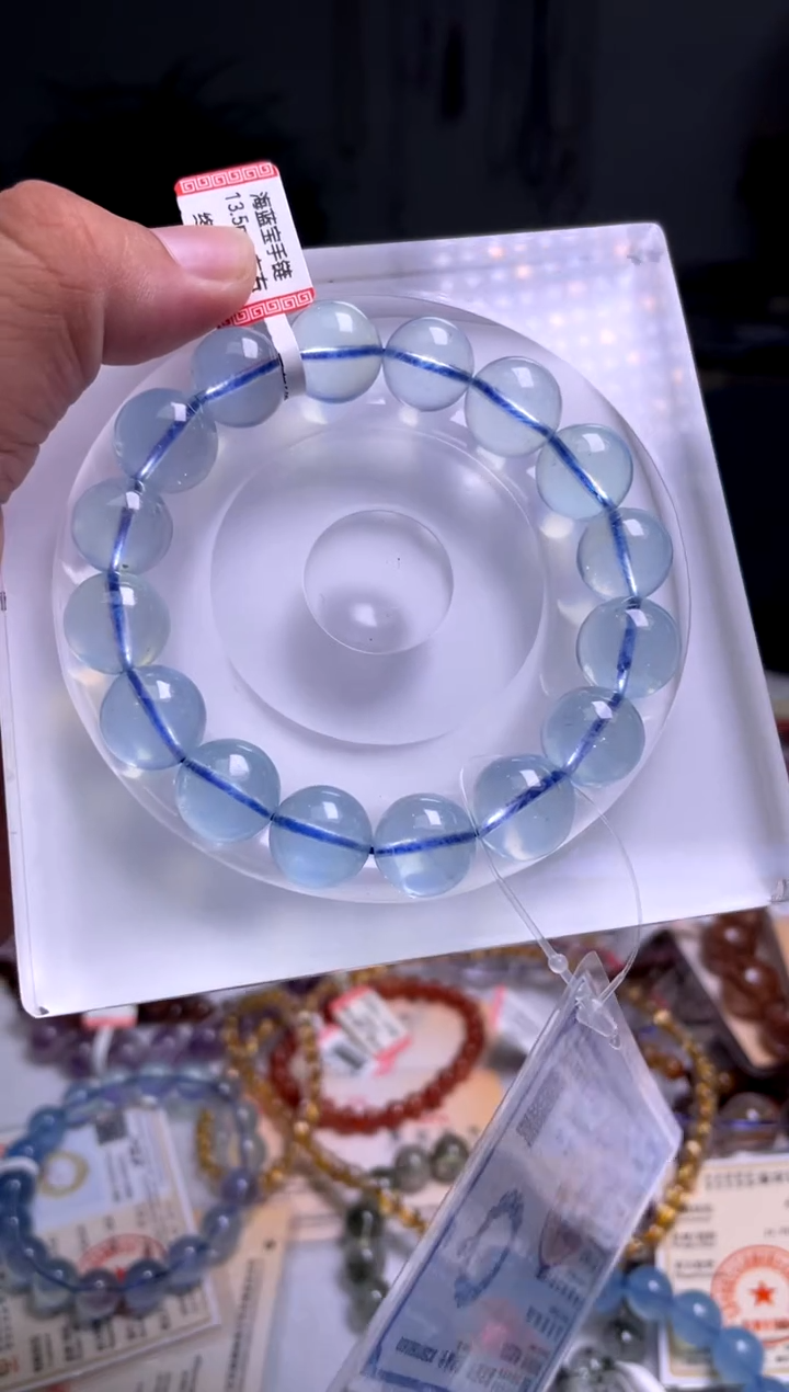 未镶嵌套链水晶H****C手串13.5/x-330多样性发一件