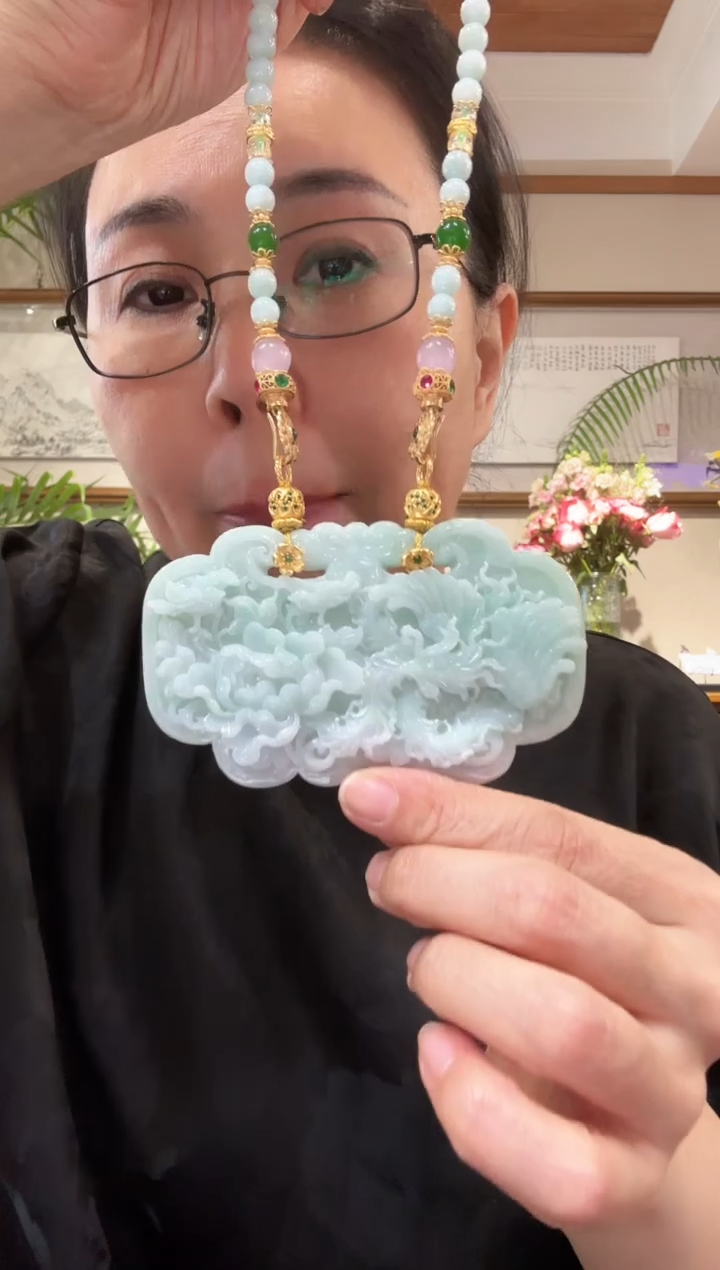 【闪购商品】翡翠颈饰未镶嵌国风