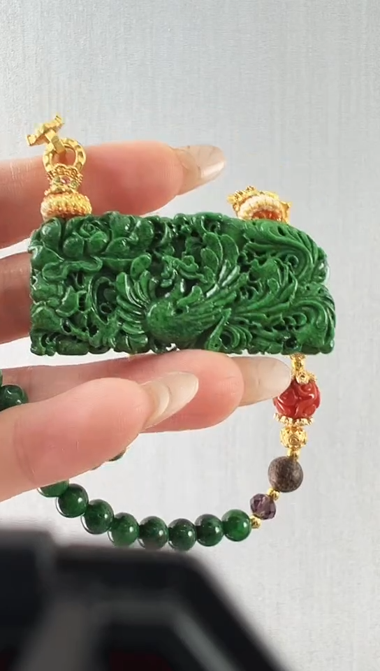 颈饰未镶嵌翡翠凤凰