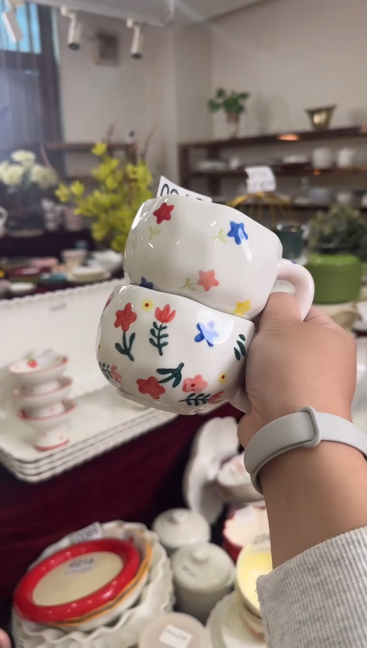 摆件陶C219-2个   仓库微瑕陶瓷清仓福利