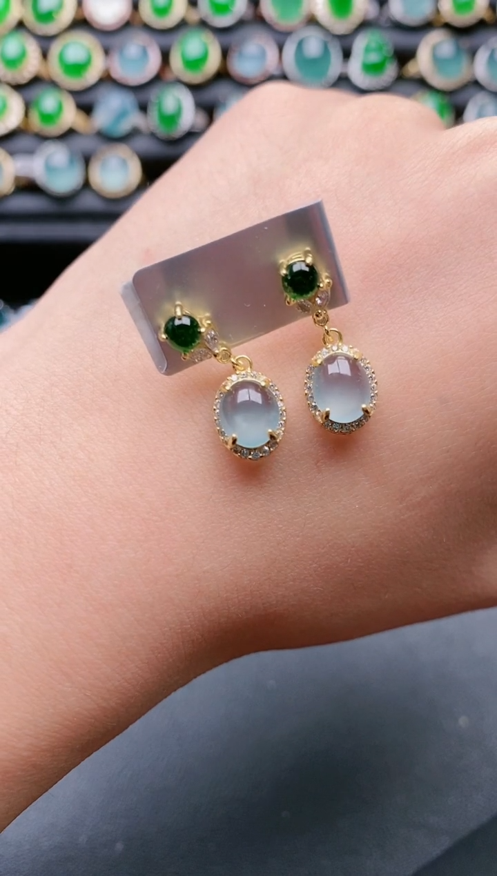 【闪购商品】翡翠戒指银S925镶嵌111111