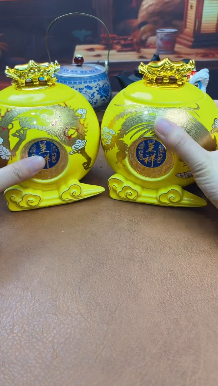 陶瓷茶具摆件旅行套组