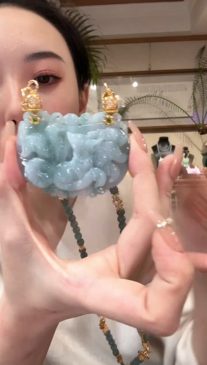 【闪购商品】翡翠颈饰未镶嵌国风
