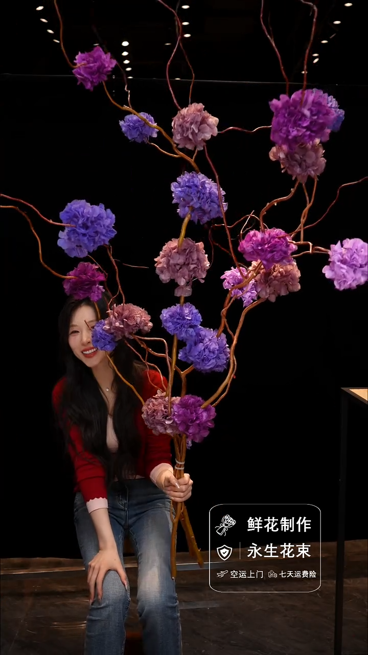 手工艺品琉璃手工花器花束空运包邮送货上门-以图片为准    
