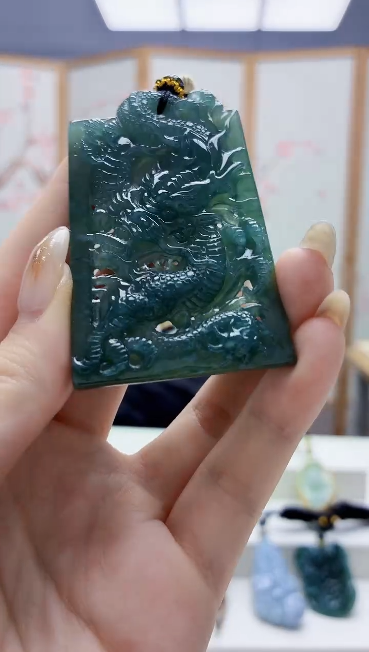 未镶嵌定制翡翠4898jw-毛货挂件11