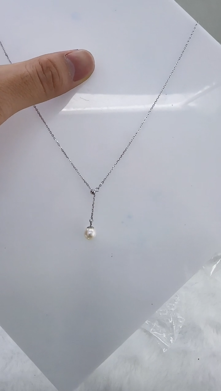 银S925镶嵌海水珍珠DA珍珠吊坠 a698