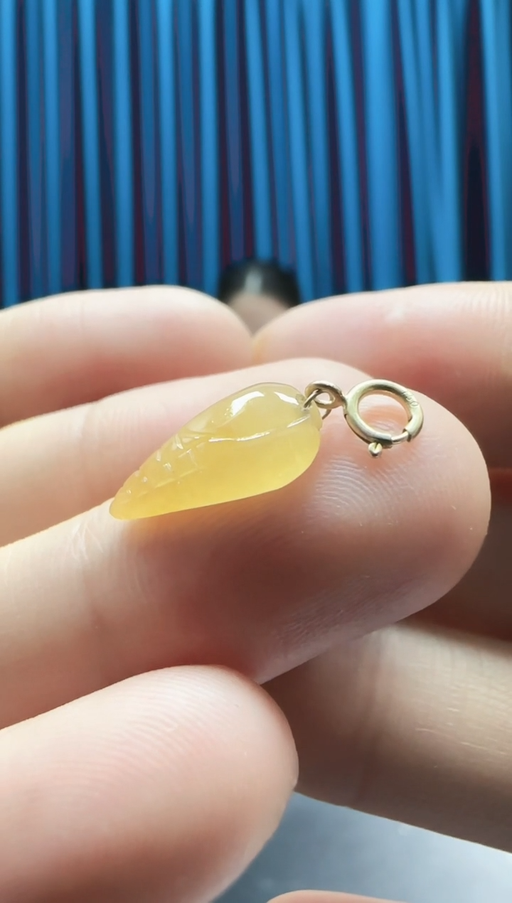 【闪购商品】翡翠吊坠(不含链)18K金镶嵌不退不换 无鉴赏期