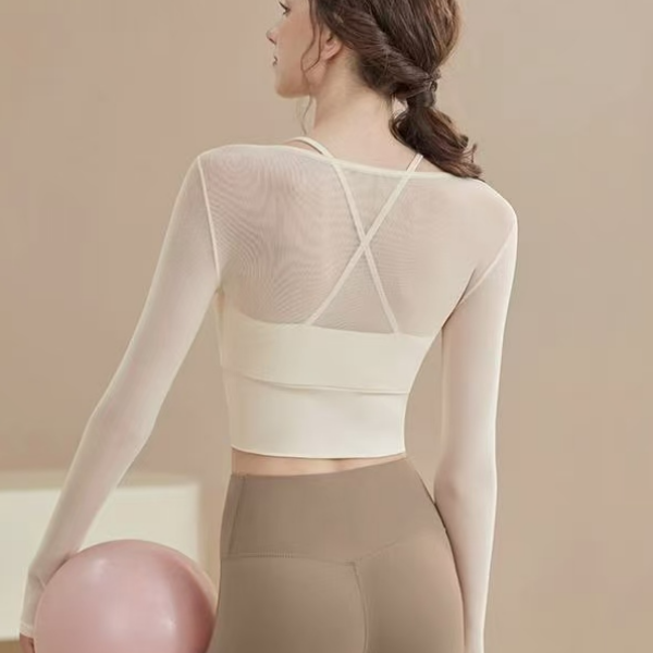 D001]{ 默认瑕疵处理件介意勿拍}  尾单瑜伽运动健身服