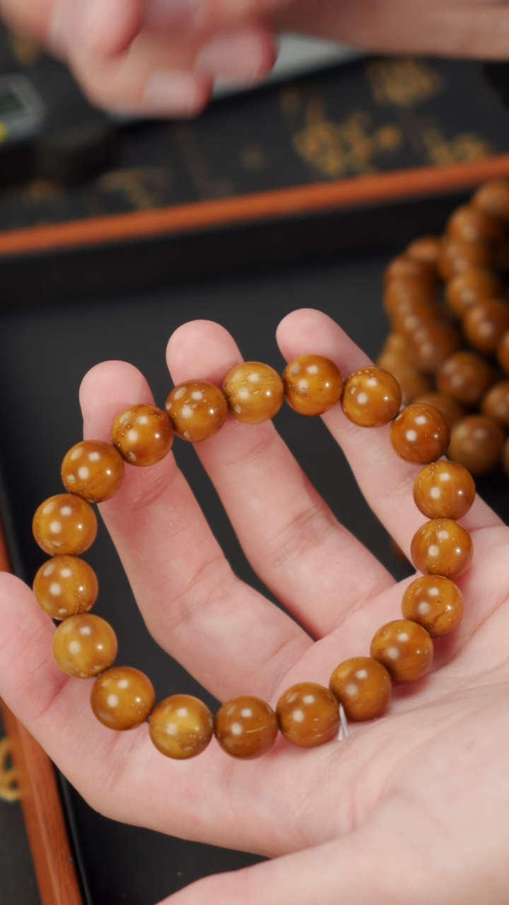 紫金鼠手串纯色光珠11+