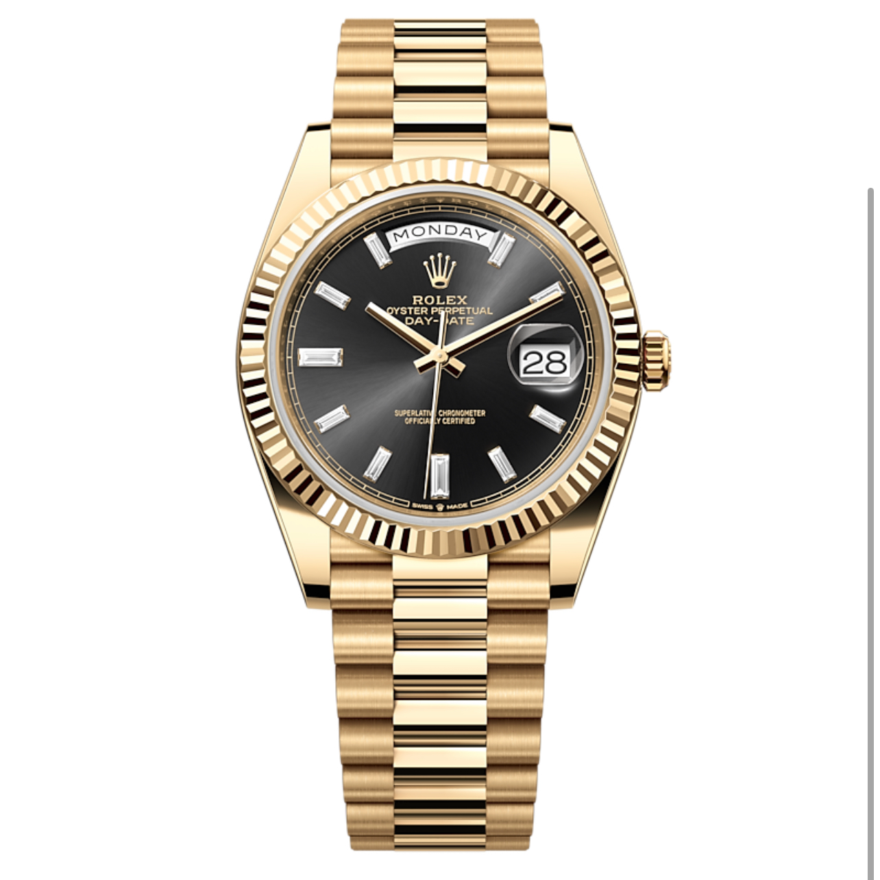 95新 Rolex/劳力士 /19年/全套/型号/228238-0004黑冰糖