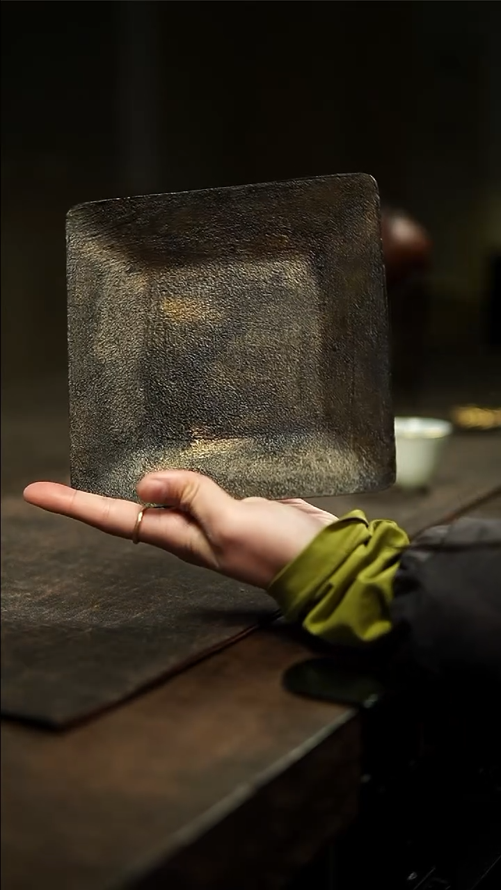 【闪购商品】林涧脱胎大漆四方壶承