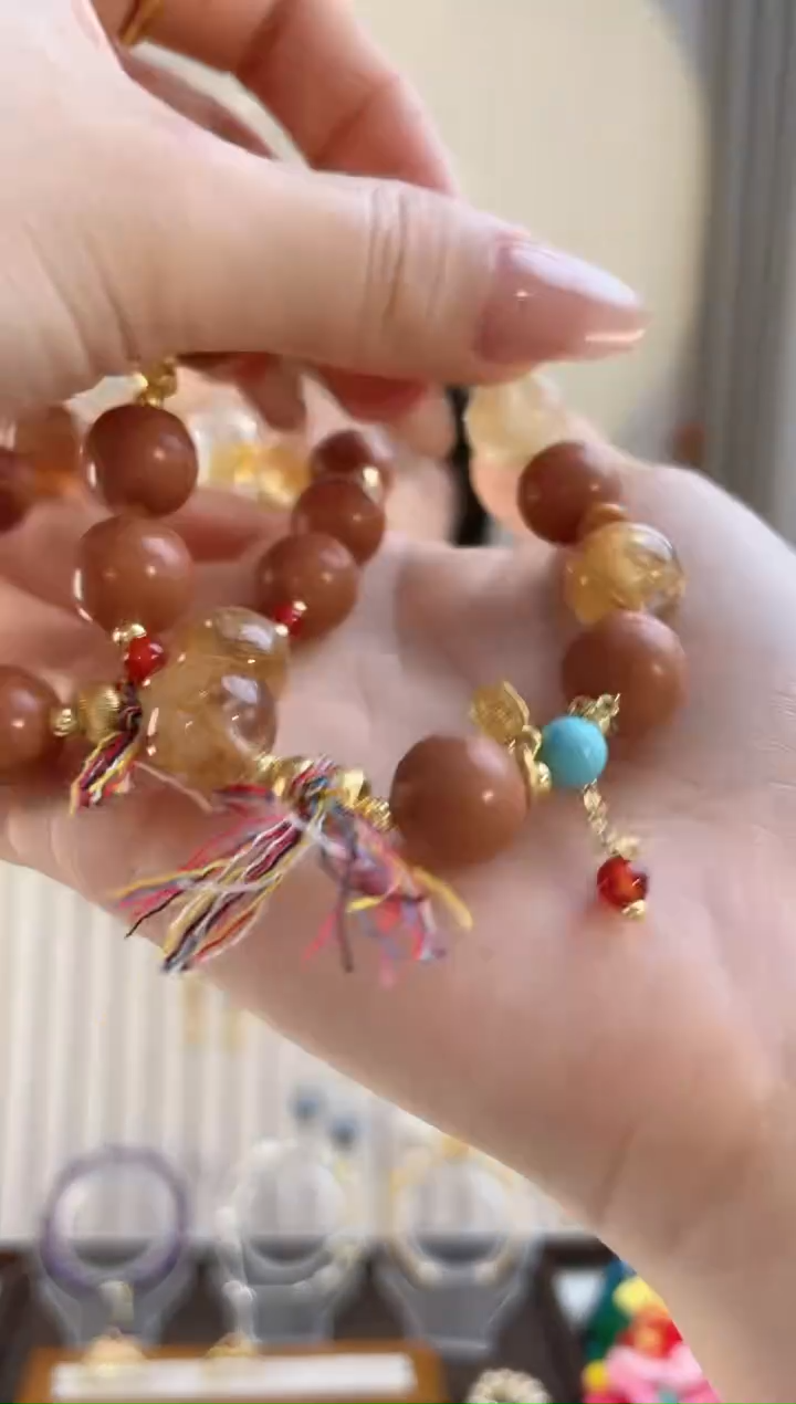 无无朱雀合香珠手串