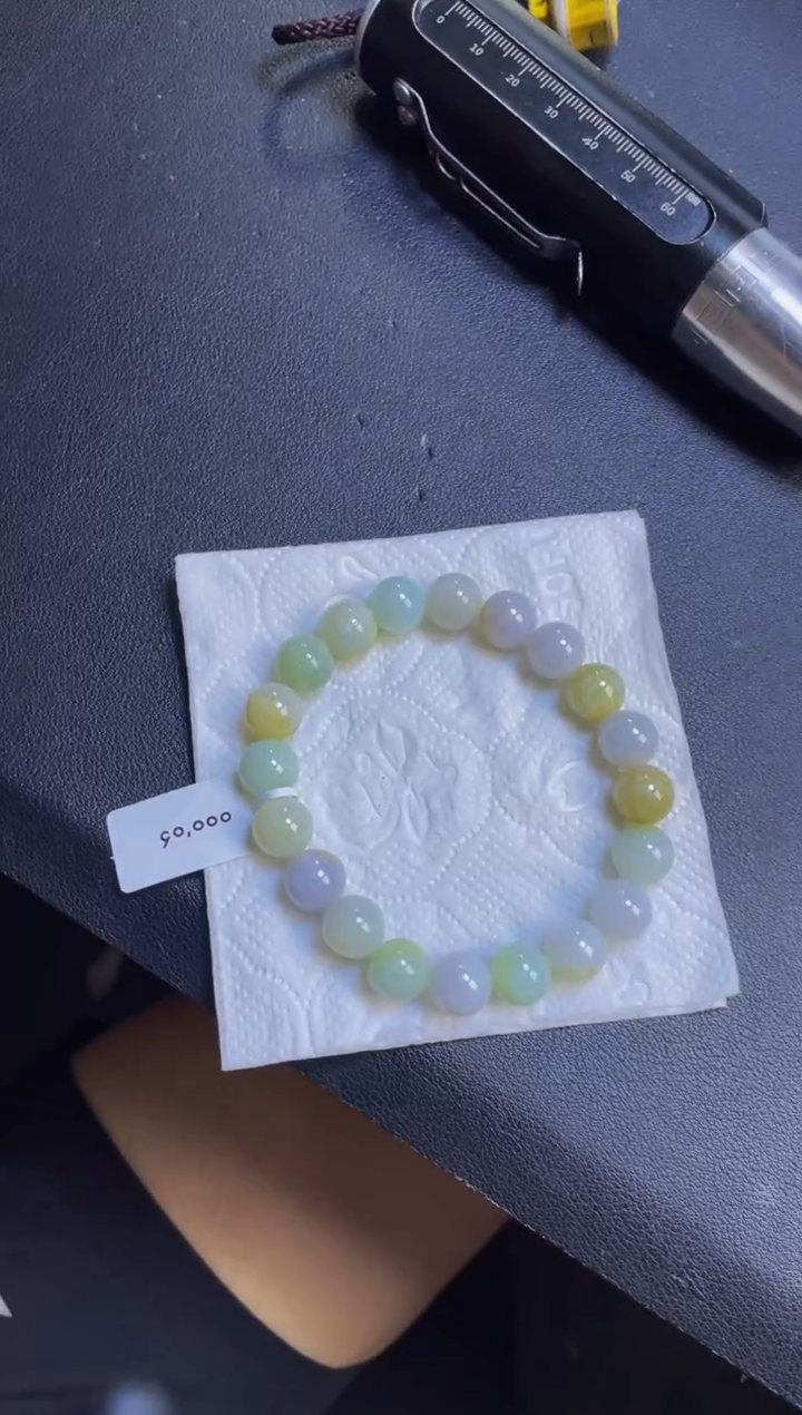 定制翡翠未镶嵌珠串10+