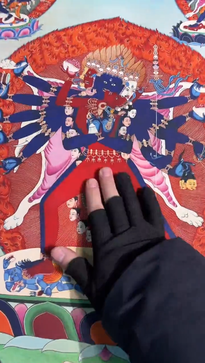 卷轴画天天的唐卡tk160