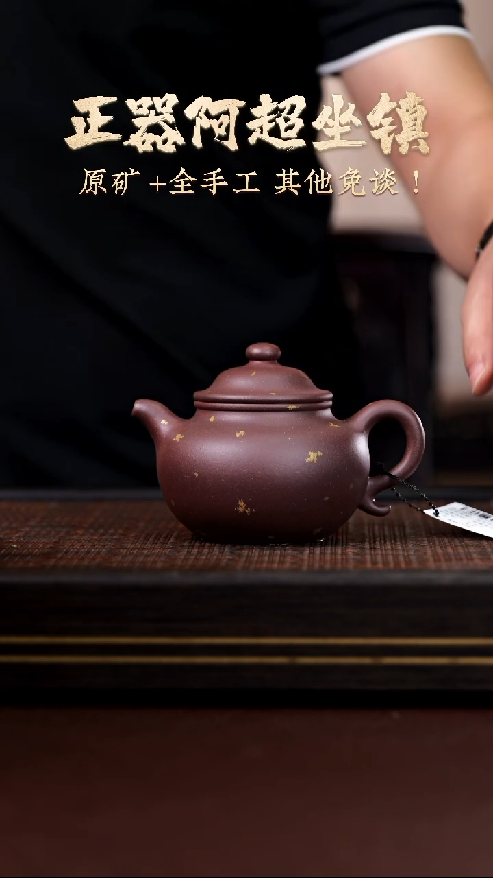 茶壶紫砂BK7313 范玉玲莲子洒金 底槽清高温280cc