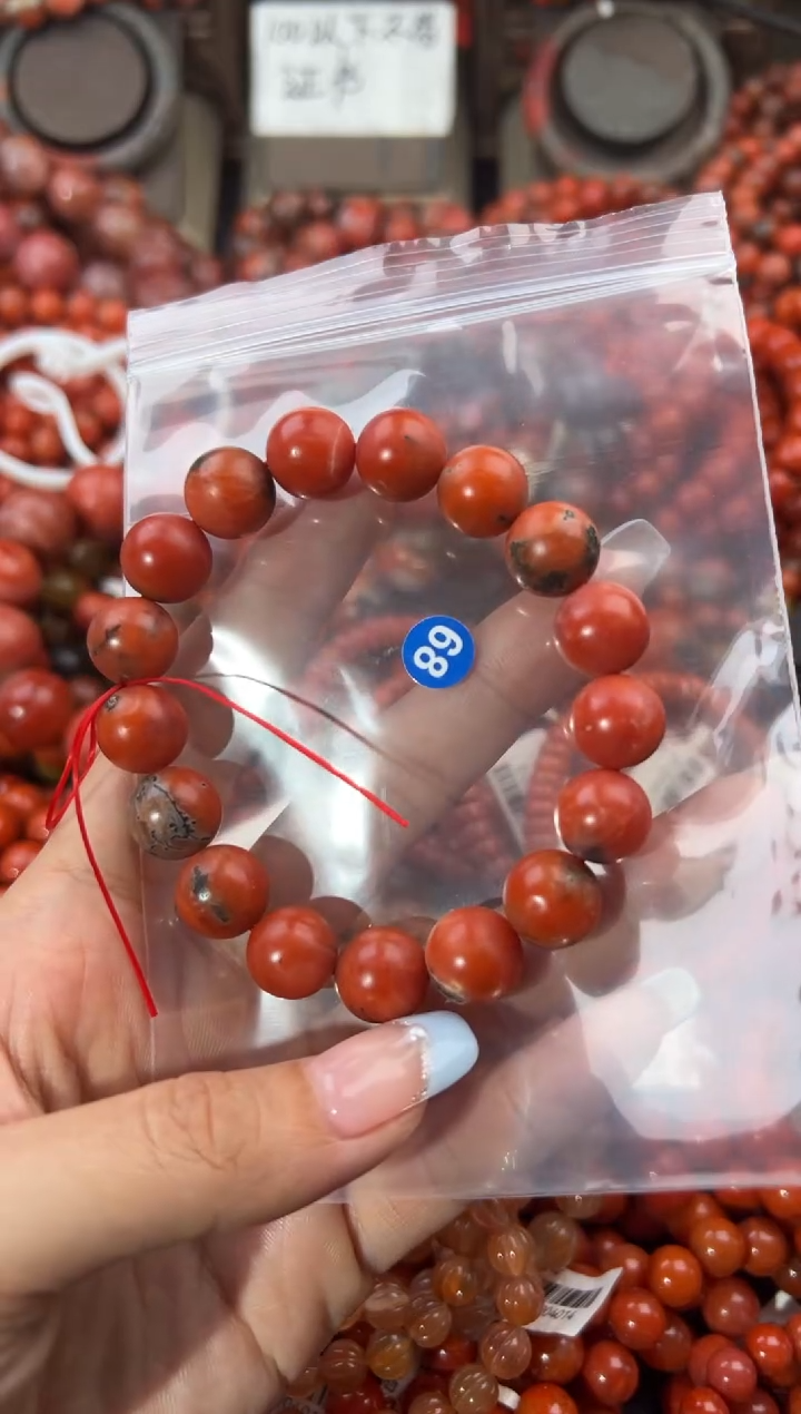 未镶嵌手串南红玛瑙12+