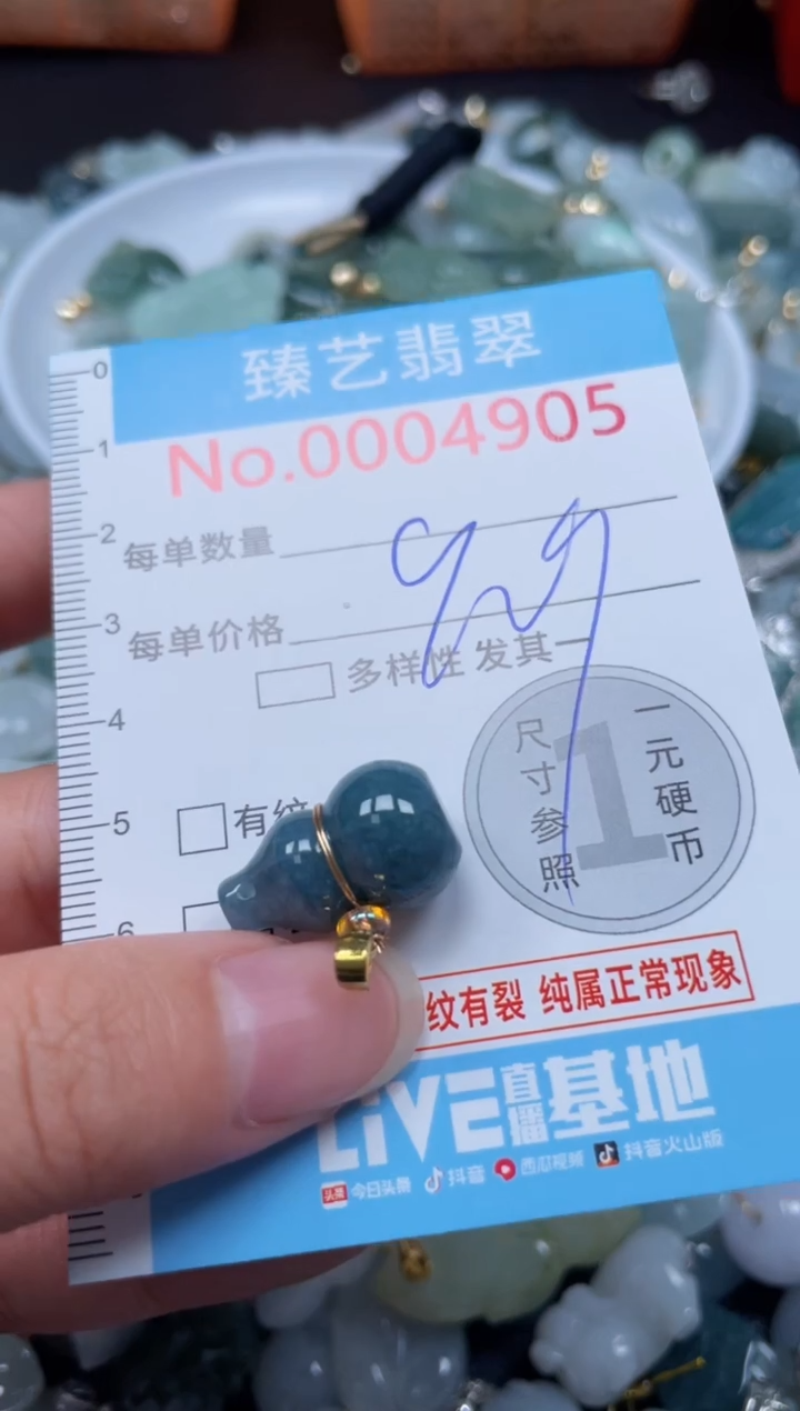 颈饰未镶嵌翡翠4905