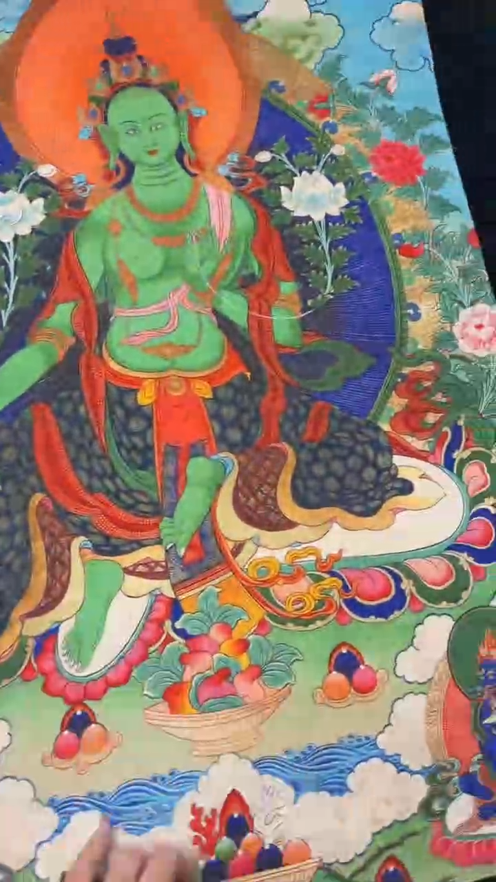 装裱画唐卡藏艺阁高端绘画作品TK16107