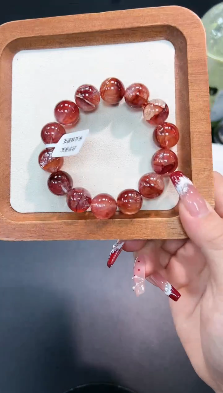 【闪购商品】水晶手串未镶嵌77m多样性发其一/1条14mm默认微瑕
