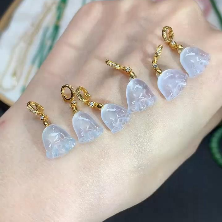 翡翠吊坠-18K金-多样性发一件-SS367-ZJ|CXQ21