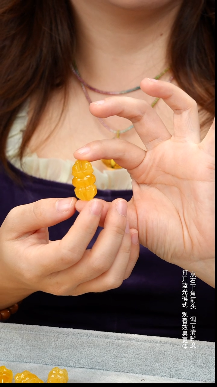 蜜蜡颈饰未镶嵌能**福3.81611111