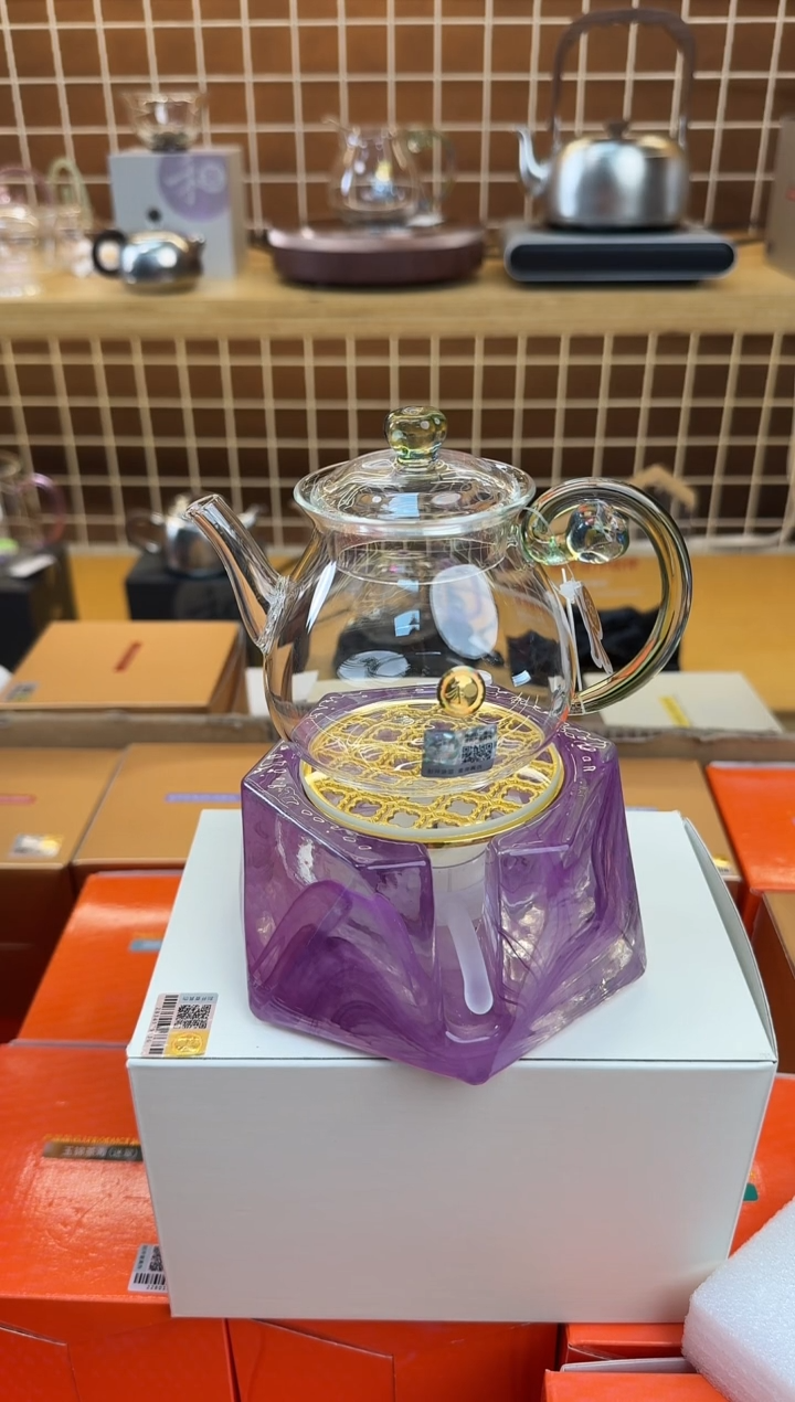 @@禾器幻彩清莲壶迷翠