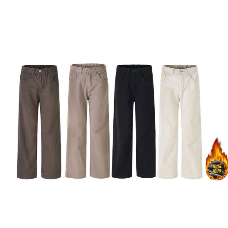 2025秋冬美拉德cleanfit宽松直筒休闲裤男女生潮牌垂感简约百搭裤