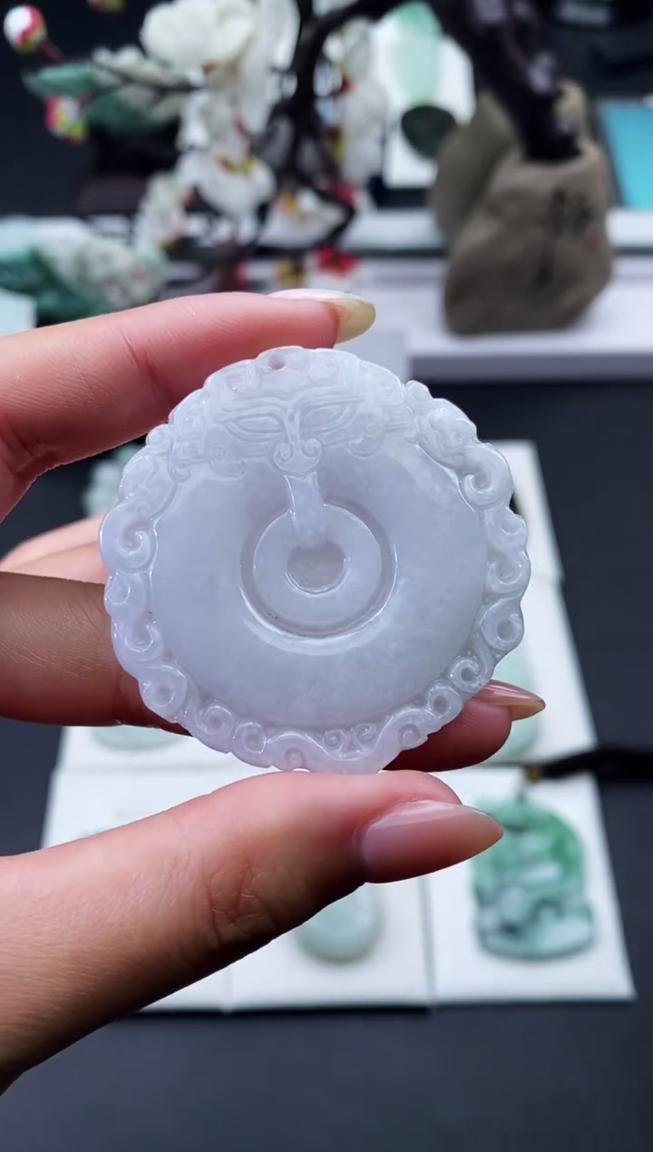 【闪购商品】翡翠颈饰未镶嵌天然缅甸A货翡翠