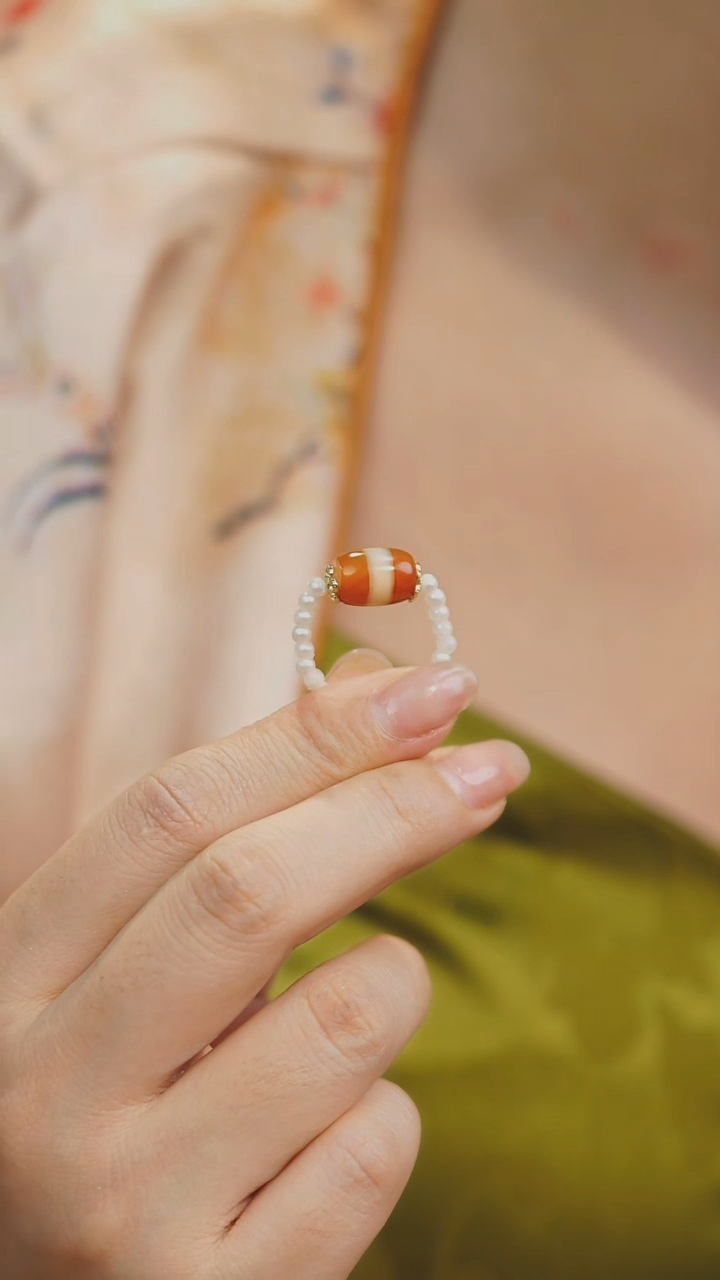 【闪购商品】玛瑙/玉髓戒指未镶嵌多样性发其一