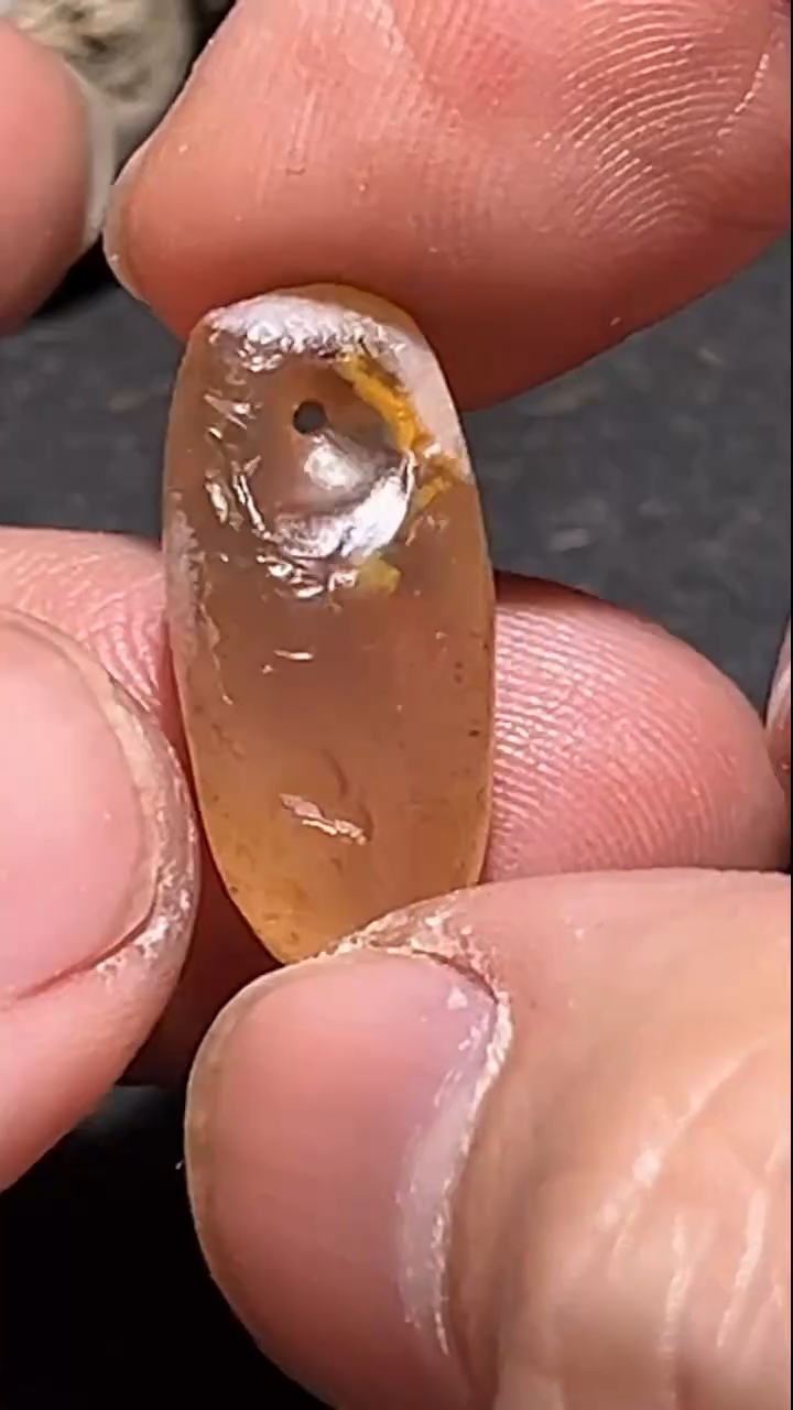 未镶嵌颈饰玛瑙/玉髓pz260102-81老珠子单珠