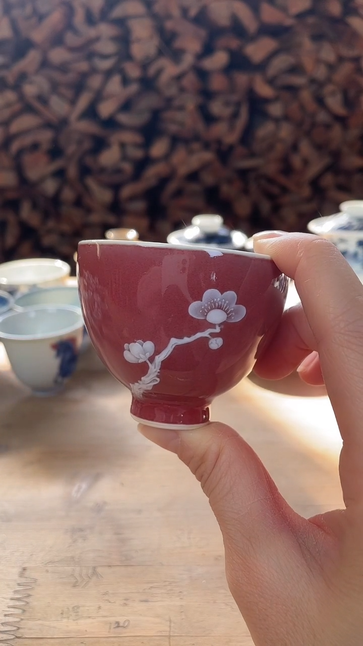 杯子瓷景德镇手工手绘陶瓷