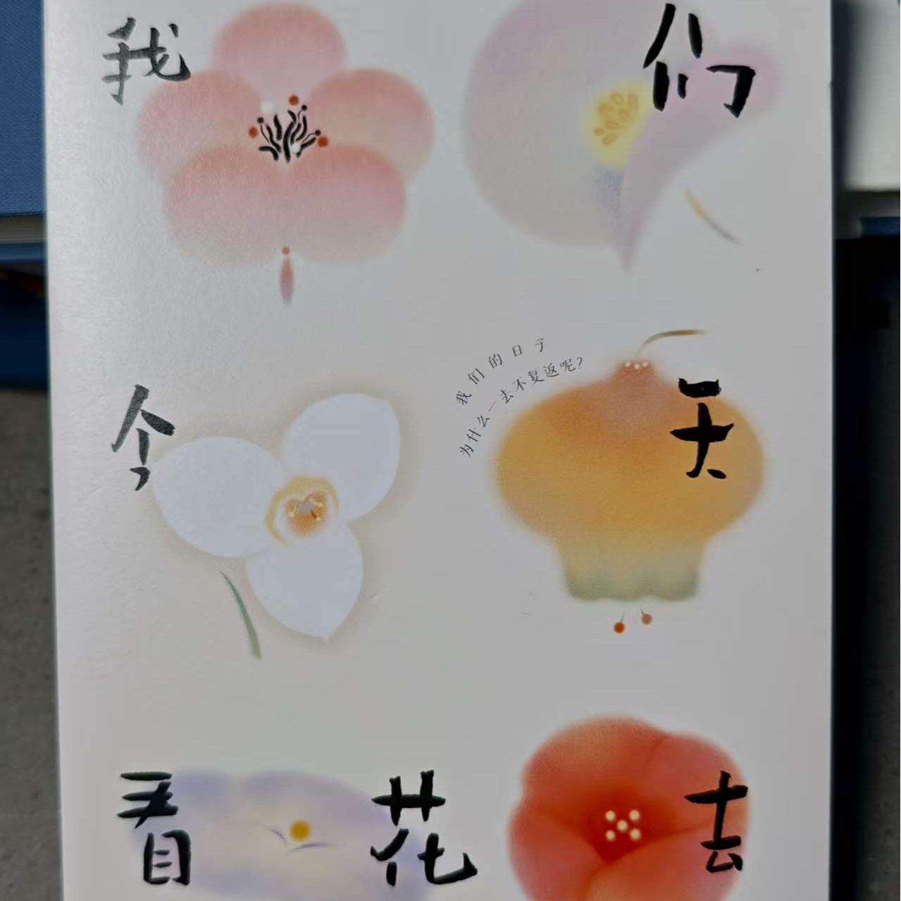 《我们今天看花去》中国致公出版社正版书籍