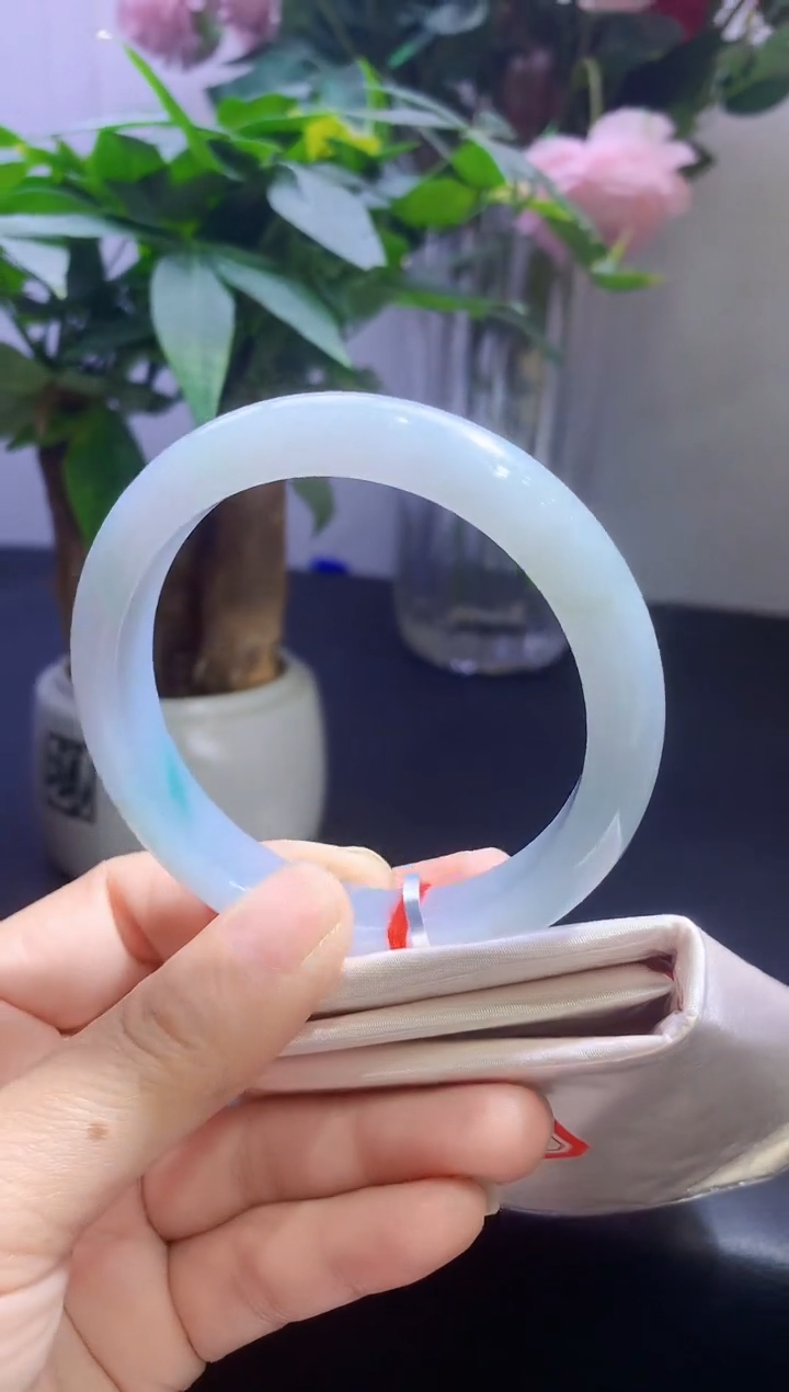 未镶嵌手镯翡翠翡翠手镯圈口60-t113