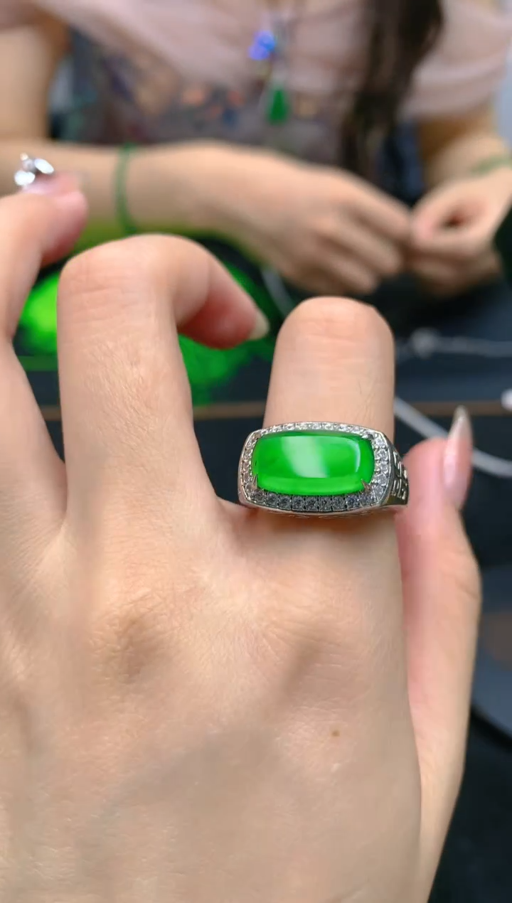 翡翠未镶嵌颈饰天然A货翡翠