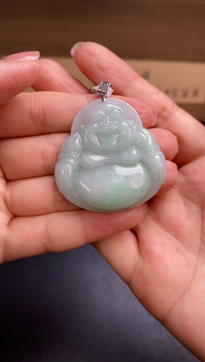 【闪购商品】翡翠颈饰18K金镶嵌翡翠