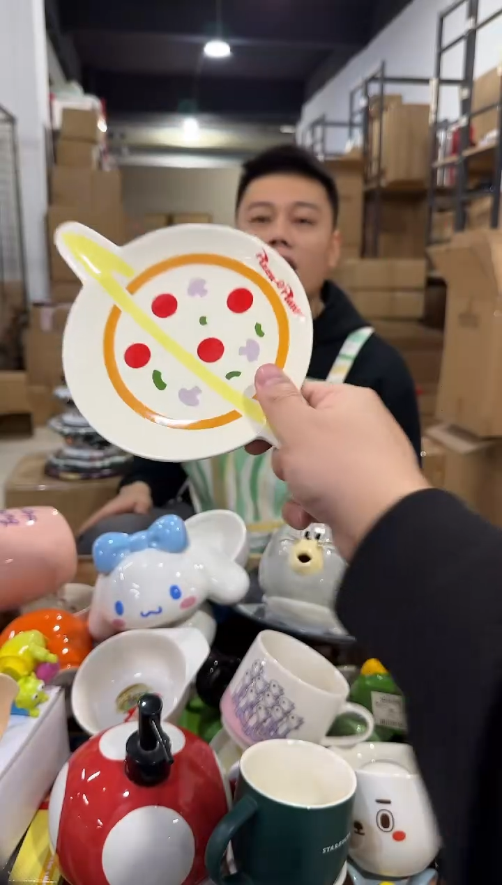 瓷片三眼仔星球盘