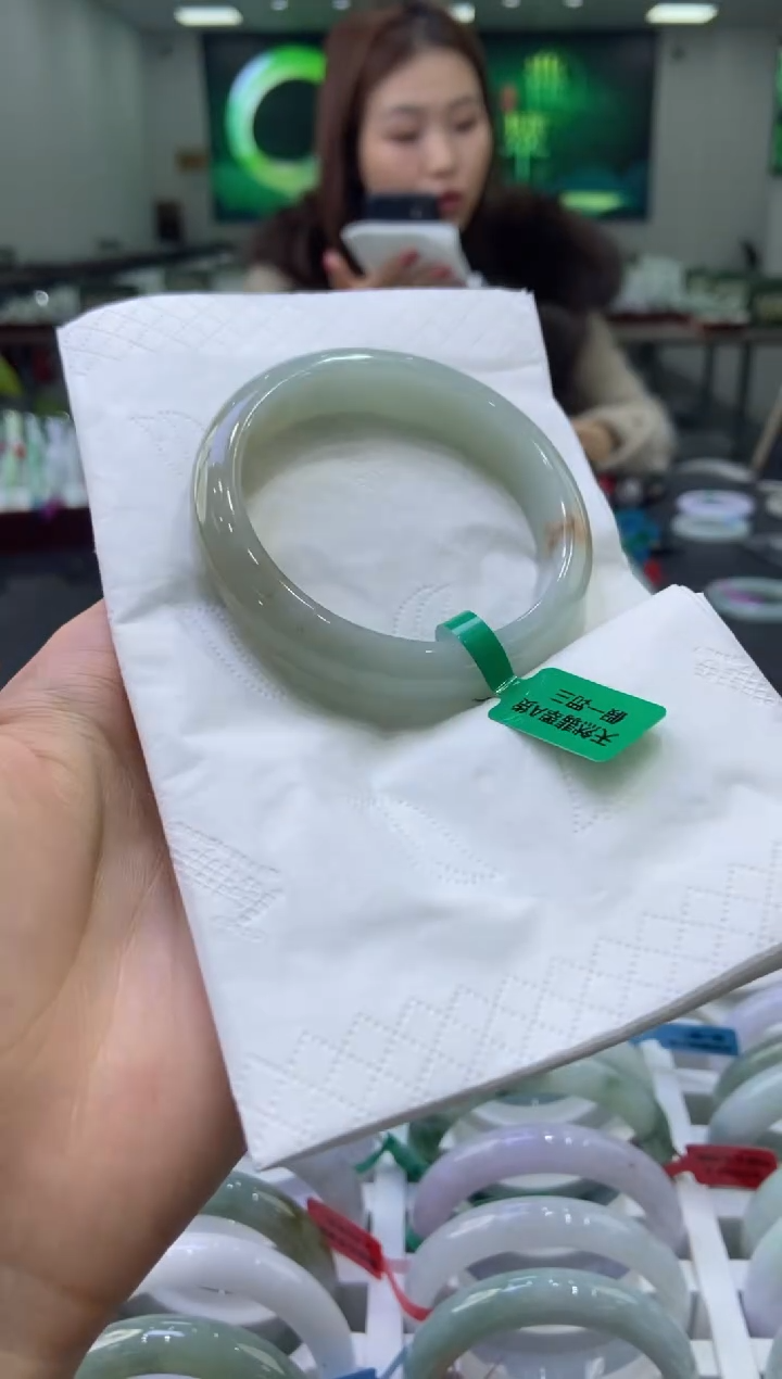未镶嵌手镯翡翠0058993