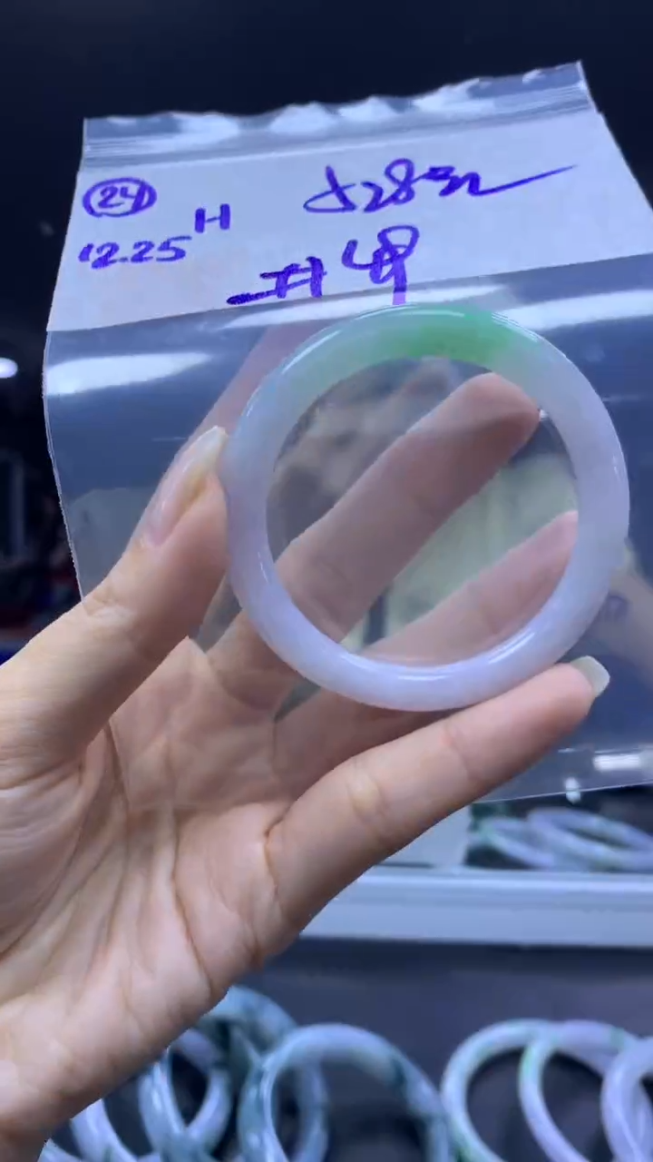 未镶嵌定制翡翠24手镯49+528元+拍一发一