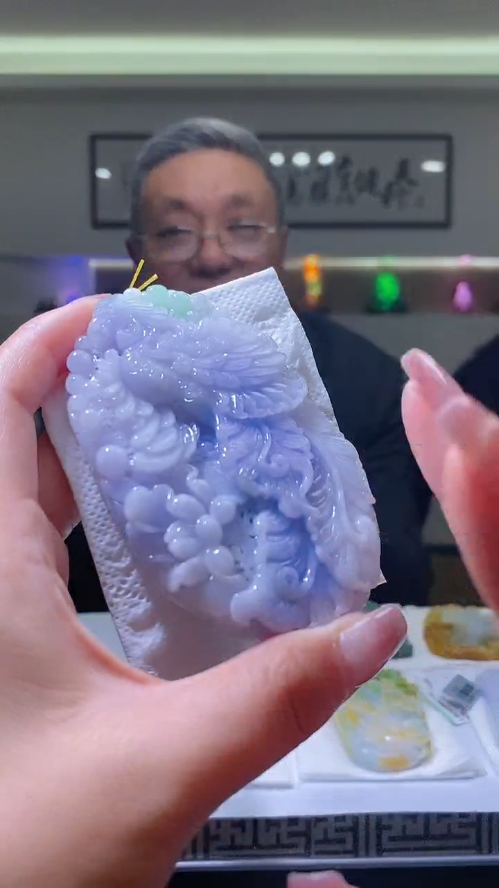 【闪购商品】定制翡翠未镶嵌18/0214/W/凤凰