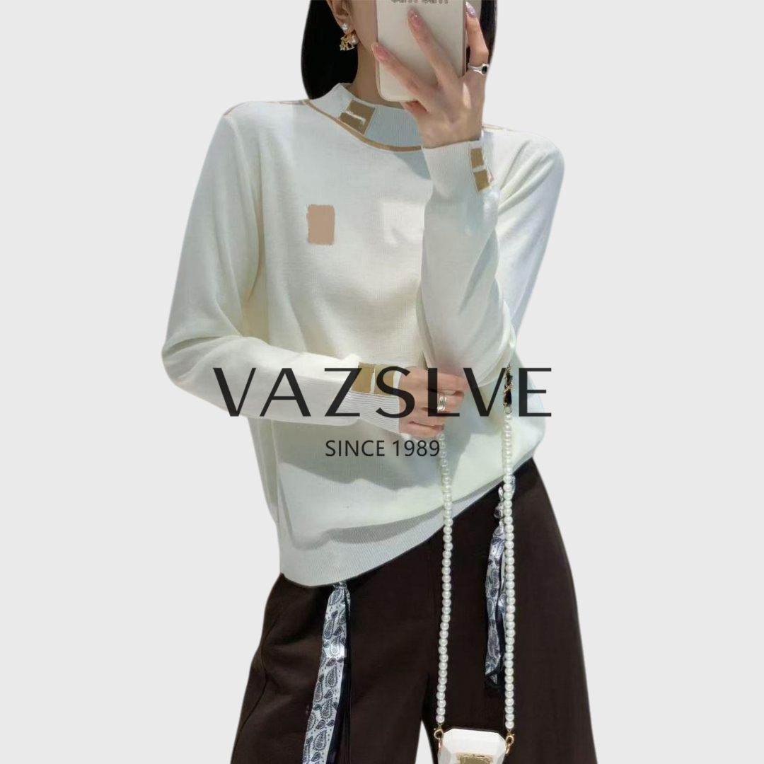 【VAZSLVE/全新奢品】捡漏 桑蚕丝羊毛小马刺绣设计针织衫msl1029