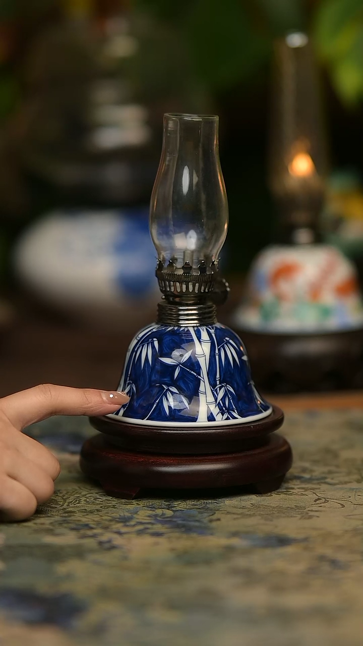 【闪购商品】景德镇陶瓷手工灯摆件