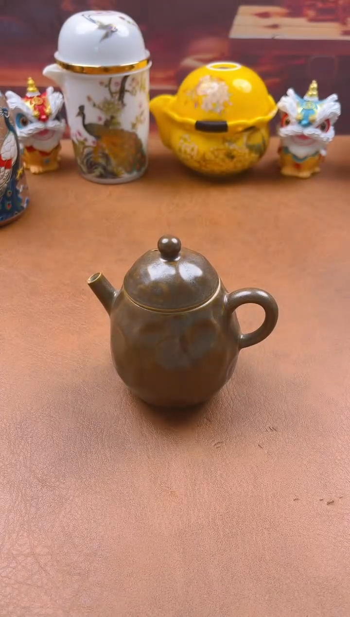 陶瓷茶具摆件旅行套组