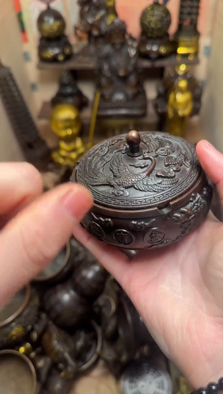精品专属链接---【龙凤聚宝烟灰缸】