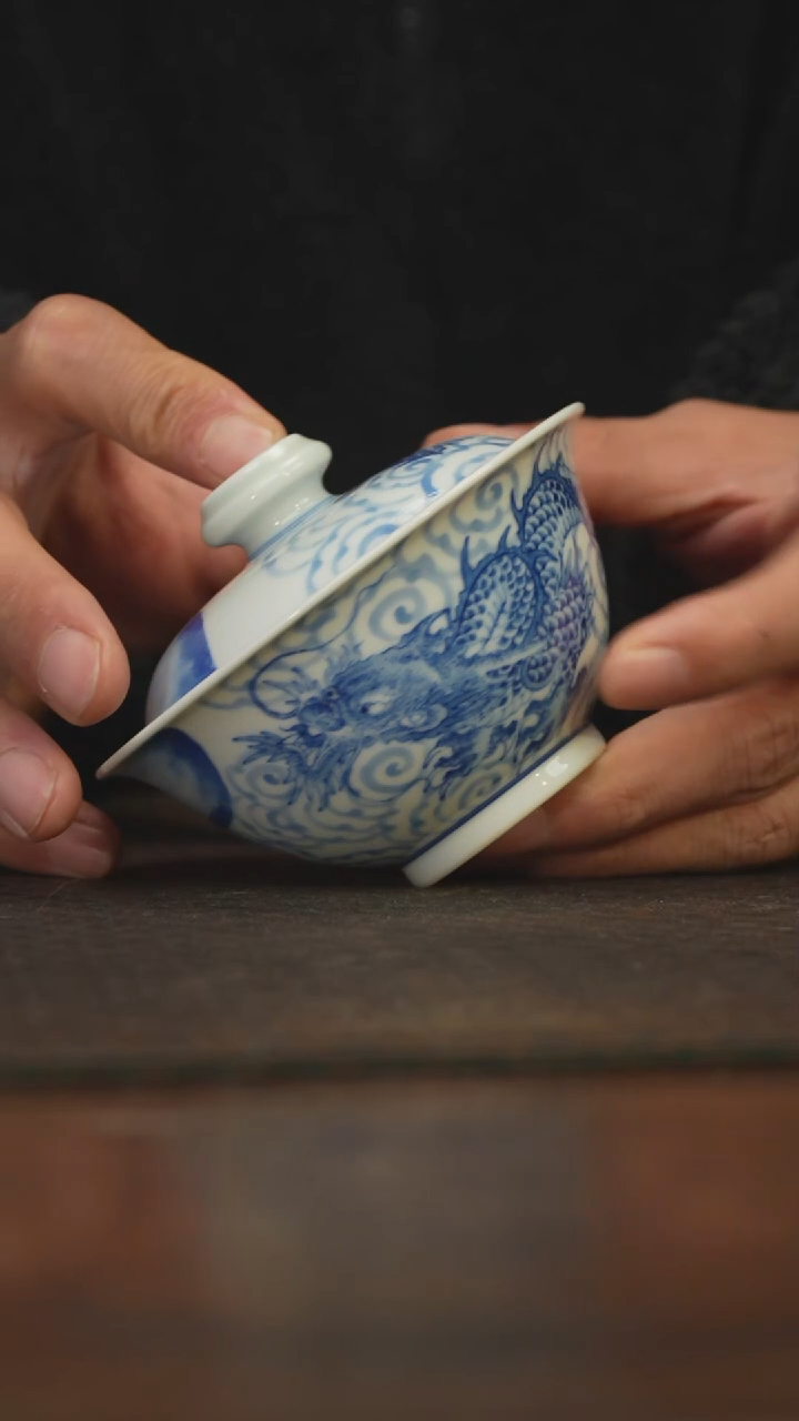 瓷片柴窑青花破价福利